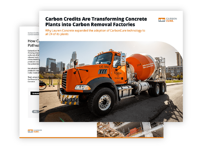 How Carbon Credits Are Transforming Concrete Plants into Carbon Storage Factories