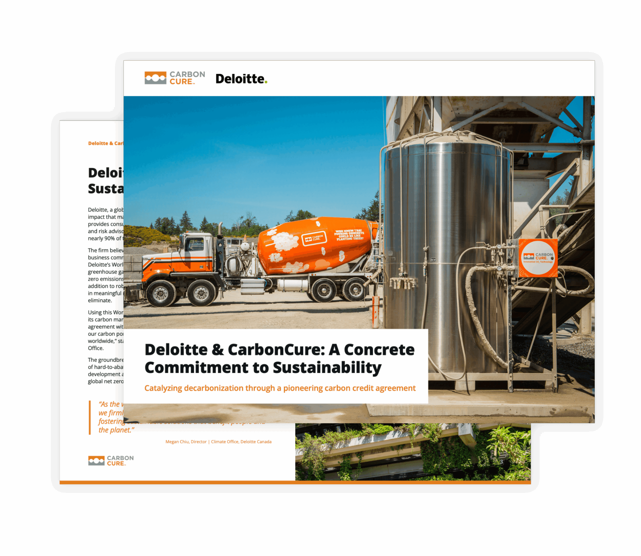 Deloitte &amp; CarbonCure: A Concrete Commitment to Sustainability